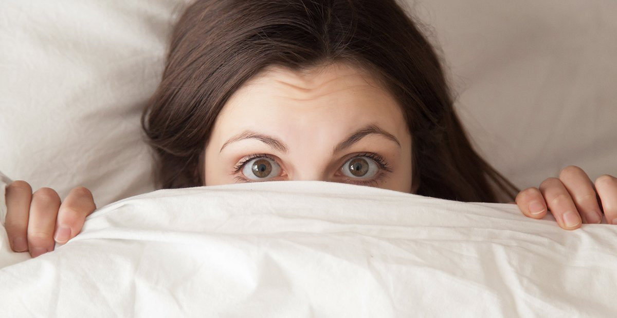 klaarwakker in bed