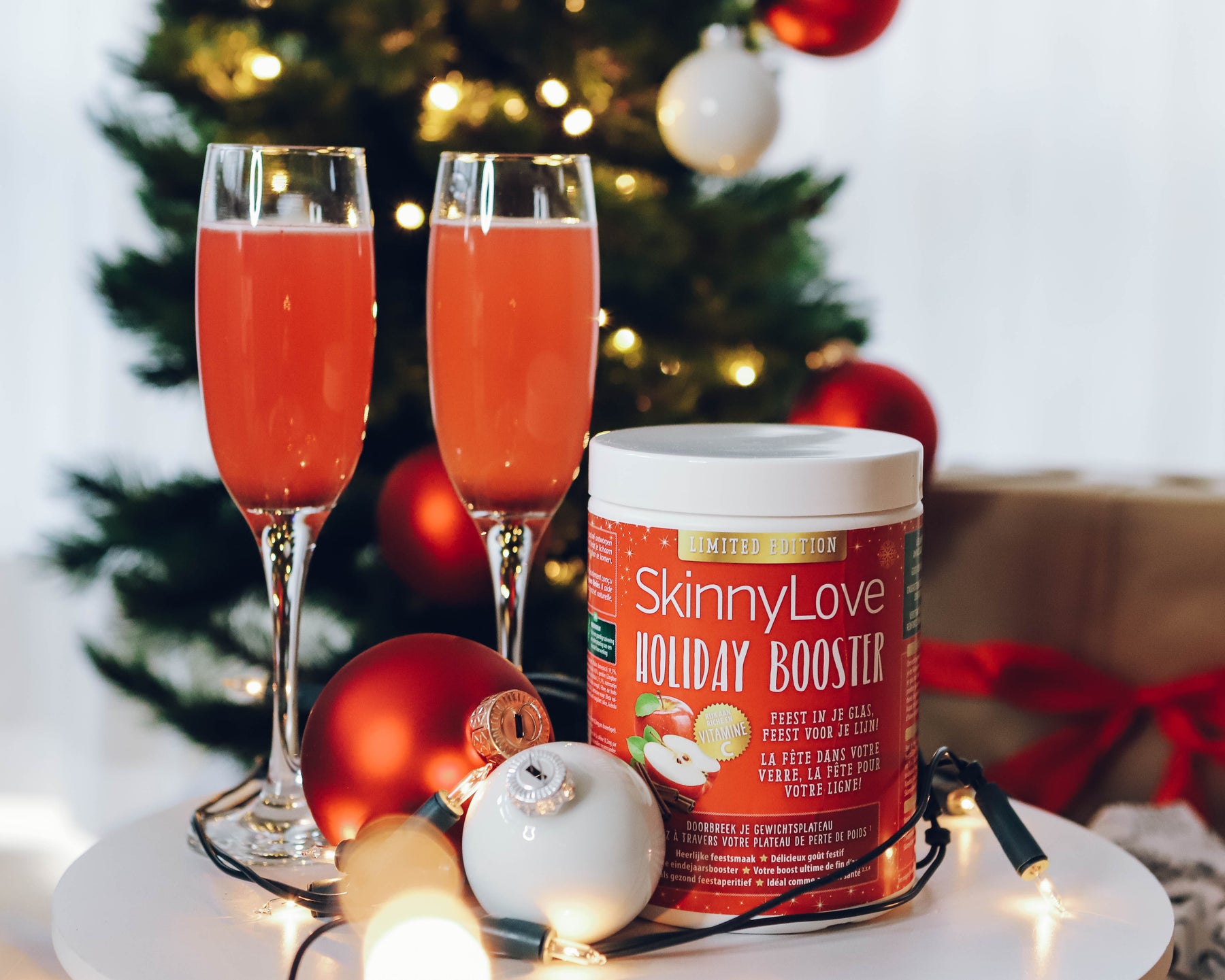 Zet ook tijdens de feestdagen je gezondheid op de eerste plaats met de SkinnyLove Holiday Booster