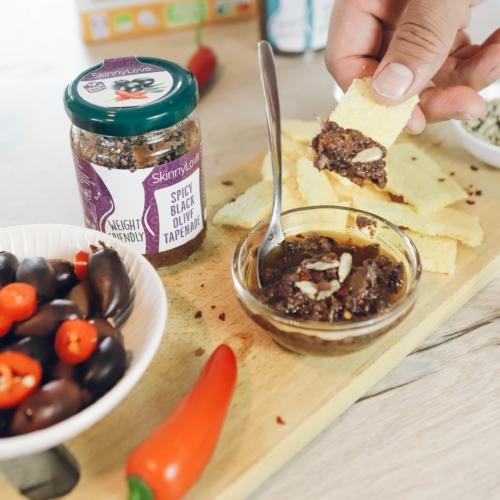 SkinnyLove proof recept: salade met feta en tapenade