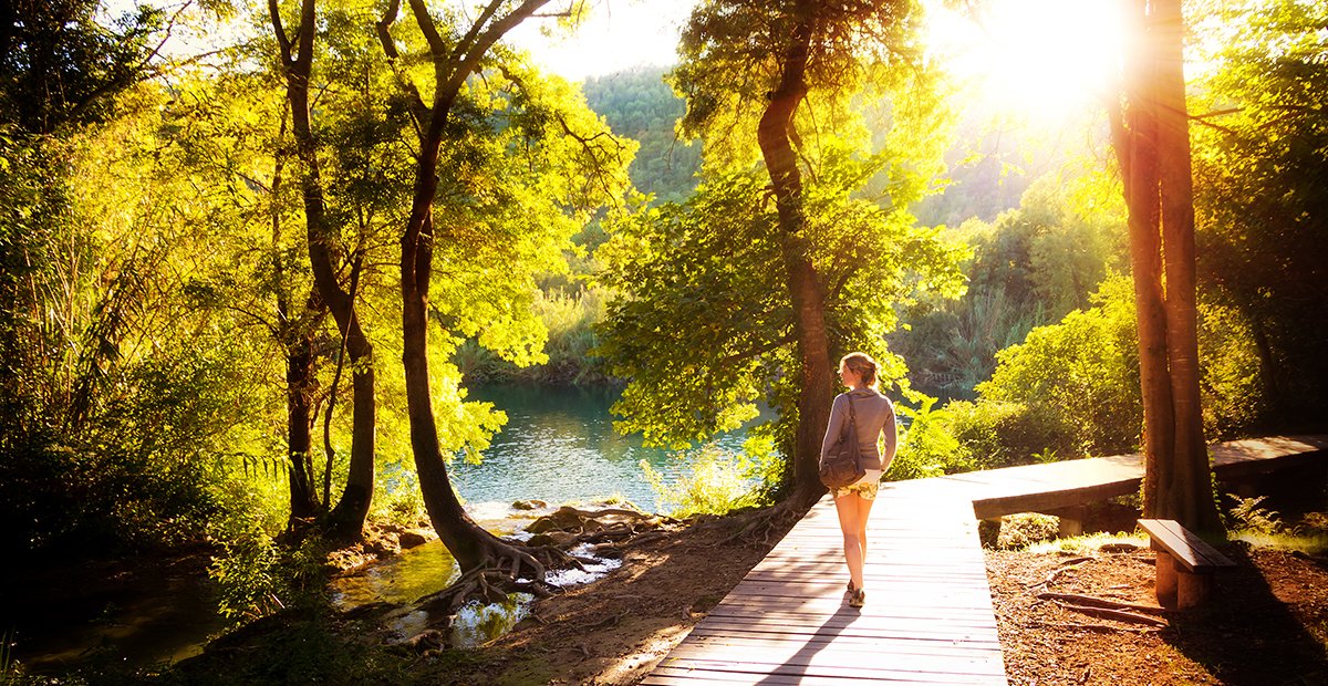 wandelen in natuur gezond