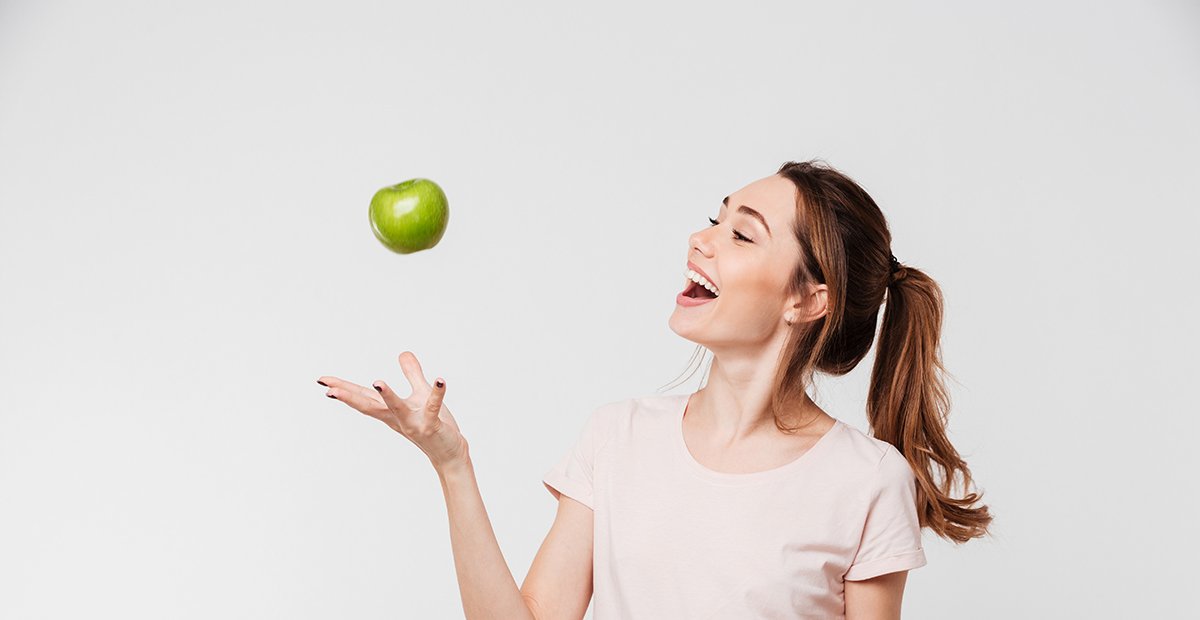 hongergevoel na het eten van een appel