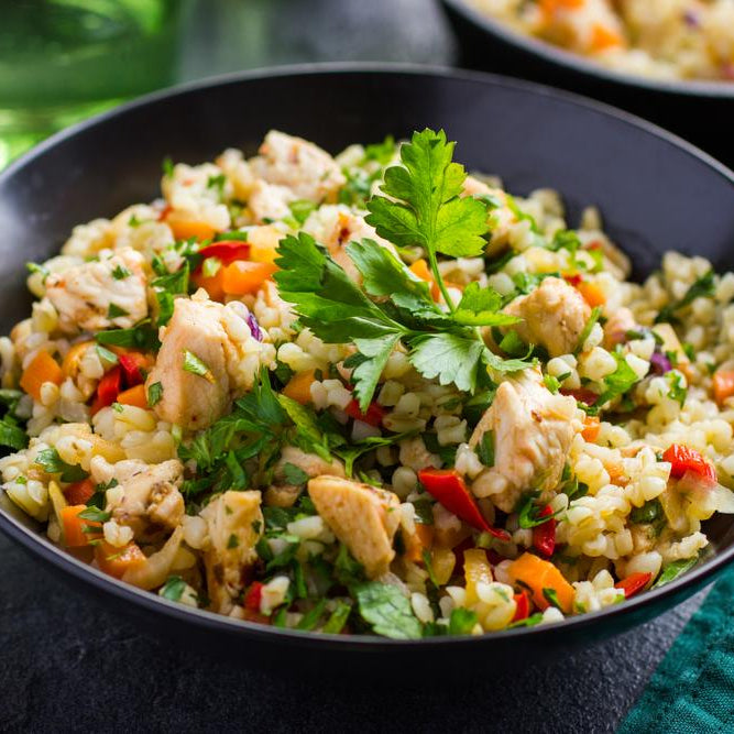 Fast Food: parels met kip uit de wok